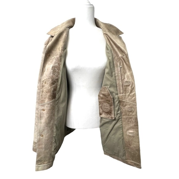 M.Julian Wilsons The Leather Expert Vintage Tan Jacket - Size Large - Picture 8 of 16